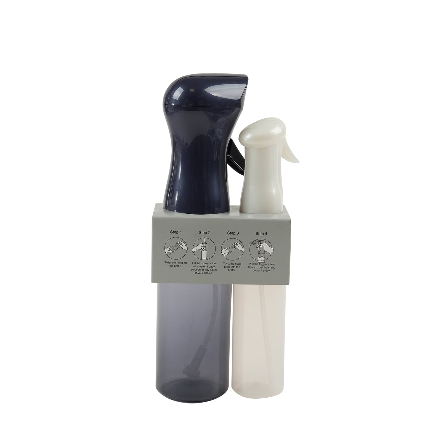 Equate Continuous Spray Bottle Set, 2 Pack