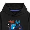 thumbnail image 5 of Zuwimk Boys And Girls 2-Piece Graphic Print Hoodie Jogger Set, Athletic Outfits Elastic Waistband, Big Boy Girls Toddler Activewear(T031-Black), 5 of 5