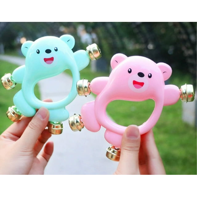 Juguetes para piscina, juguetes para bebés y niños pequeños. Sonajero para recién nacidos, ideal para niños y niñas de 0 a 12 meses. Campana de mano para calmar al bebé.