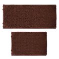 thumbnail image 1 of Badrumsmatteset 2 Delar Tjock Chenille Badmatta, Mjuk Snabbtorkande Badmattor Plysch Absorberande Badrumsmattor Med Halksäker PVC-Baksida, Matta för, 1 of 4