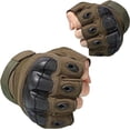 thumbnail image 5 of Guantes militares para exteriores, ligeros y transpirables, protectores de nudillos para tiro, caza, motociclismo, escalada, guantes tácticos sin dedos para moto, motocicleta, ciclismo, esca, 5 of 5
