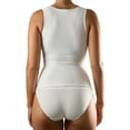 thumbnail image 3 of Underworks Women's Underbust Shapewear Tank Top - White - Small, 3 of 5