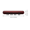 thumbnail image 2 of 1 Set of Wall Mount Cue Rack Multi-slot Cue Rack Wooden Pool Stick Rack Billiard Cue Holder, 2 of 9