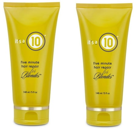 It's a 10 Five Minute Hair Repair For Blondes 5 oz - 2 Pack