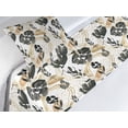 thumbnail image 3 of Floral Bed Runner Set, Watercolor Abstract Flowers Nature Romantic Branch and Leaves Art, Decorative Bedding Scarf & a Pillow Sham for Hotels Homes, Twin, Dark Grey and Pastel Brown, by Ambesonne, 3 of 3