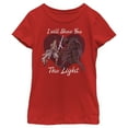 thumbnail image 5 of STAR WARS Petit, Grand Épisode IX la Lumière T-Shirt à Manches Courtes pour Filles, Rouge, Moyen, 5 of 5