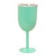 thumbnail image 1 of Vaso de cóctel aislado de 10 oz, de doble pared, con tapa alta para cócteles, vino, bebidas frías, copa de vino de acero inoxidable, 1 of 8