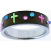 Solid Rock Jewelry 761089 Ring Color Change Cross Style 511 Size 8