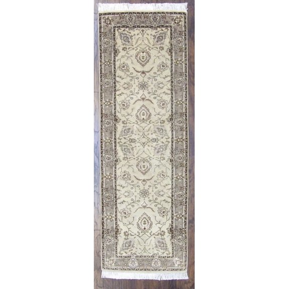 Wahi Rugs Hand Knotted Fine Persian Tabriz 2'6"x8'0" -w403