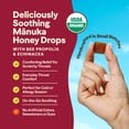 Propolis Health Wedderspoon Organic Manuka Honey Drops for Dry Throats with Bee ...
