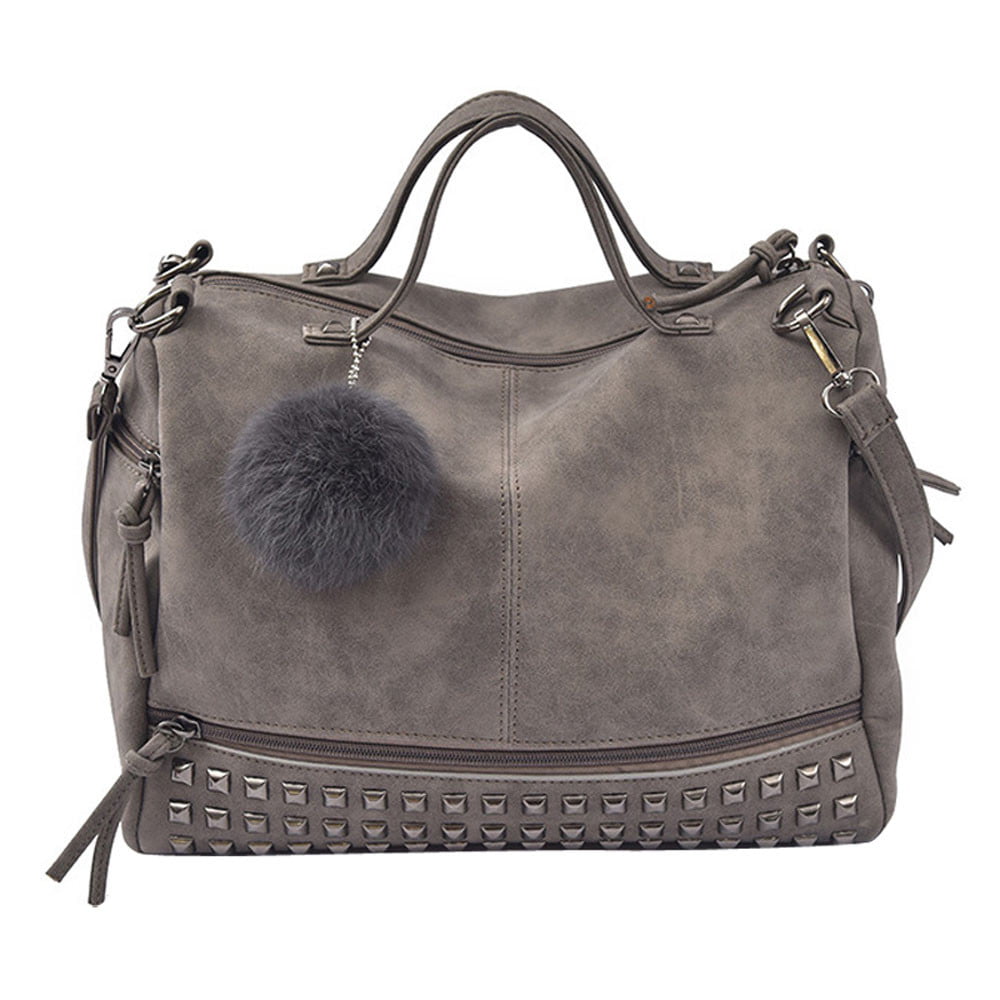 Women Rivet Handbag Large Tote Satchel Shoulder Bag Travel Bag GY - 0 - 0