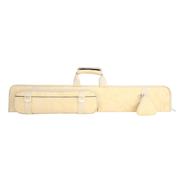 Almencla Pool Cue Case Pool Stick Protector Organizer for Outdoor Billiards Accessory Yellow