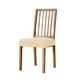 thumbnail image 1 of Fundas de asiento impermeables elásticas decorativas con patrón sólido para sillas Beige, 1 of 9