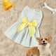 thumbnail image 5 of Falda para mascotas para perros pequeños y gatos - Vestido de poliéster con lazo, rosa, rojo, azul, amarillo, XS S M L XL Tallas, 5 of 6