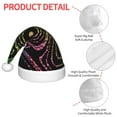 thumbnail image 4 of Rateoe Rainbow Glitter Santa Hat Confortable Christmas Hat for Christmas Party Favors Fit for Kids, 4 of 6