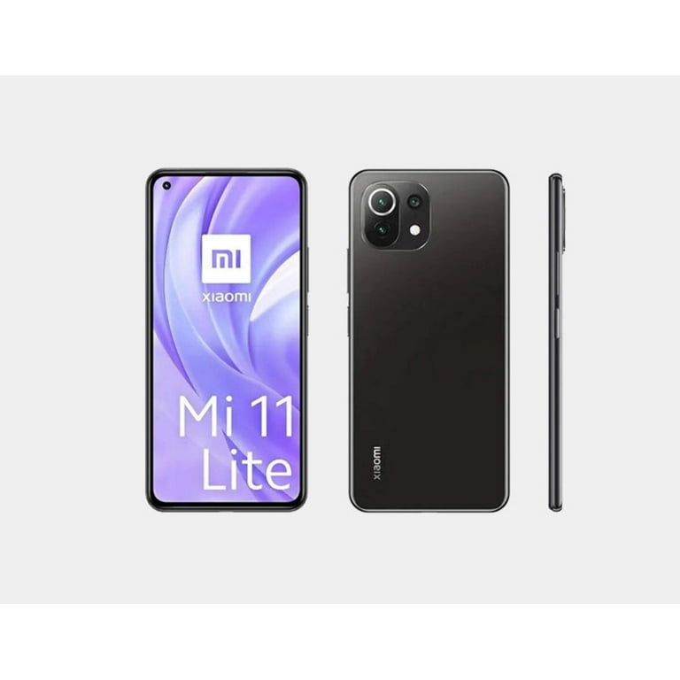 Xiaomi Mi 11 Lite 4G 128GB, 8GB RAM, Dual SIM LTE GSM Unlocked - Boba Black Xiaomi Mi 11 Lite 4G 128GB, 8GB RAM, Dual SIM LTE GSM Unlocked - Boba Black