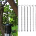 thumbnail image 1 of Flower Hanging Chains Set, Black  Weather Resistance Strong Rust-Proof Hanging Chains Set, for Bird Houses Sinks Flower Pots Wind Chimes, 1 of 7