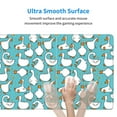 thumbnail image 6 of Disketp Gaming Mouse Pad Cartoon Funny Goose Pattern Large Mouse Mat Long Extended Desk Pad Non-Slip Rubber Mice Pads Stitched Edges Thin Pad (11.8x31.5 Inch), 6 of 9