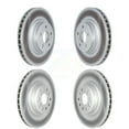 thumbnail image 1 of Genius Front Rear Coated Disc Brake Rotors Kit for Car Tesla S X KG-101709, 1 of 9