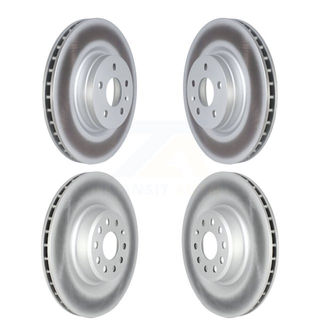Genius Front Rear Coated Disc Brake Rotors Kit for Car Tesla S X KG-101709