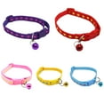 thumbnail image 7 of Walbest Star Charm Pet Collar for Cats and Dogs Adjustable Nylon Bell Blue Pink Green Yellow Red or Purple Colors, 7 of 7