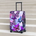 thumbnail image 6 of Susaid Flying Butterflies Print Elastic Washable Suitcase Cover with Hidden Zipper, Fits 18-32 Inch Luggage for Protection During Travel-Large, 6 of 7
