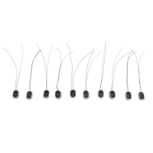 20x14mm 8Ohm 2W Full Range Audio Speaker Ellipse Loudspeaker Easy Installation (Pack Of 10)