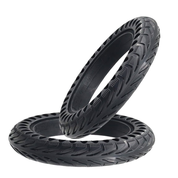 50/75-6.1 Tubeless Solid Tires for Electric Scooter, 8 1/2 x2 Tire for Gotrax GXL V2 / XR/APEX, 8.5x2 inch Tire Replacement for Xiaomi Pro 2 / M365 / 1S (Black 2PCS)