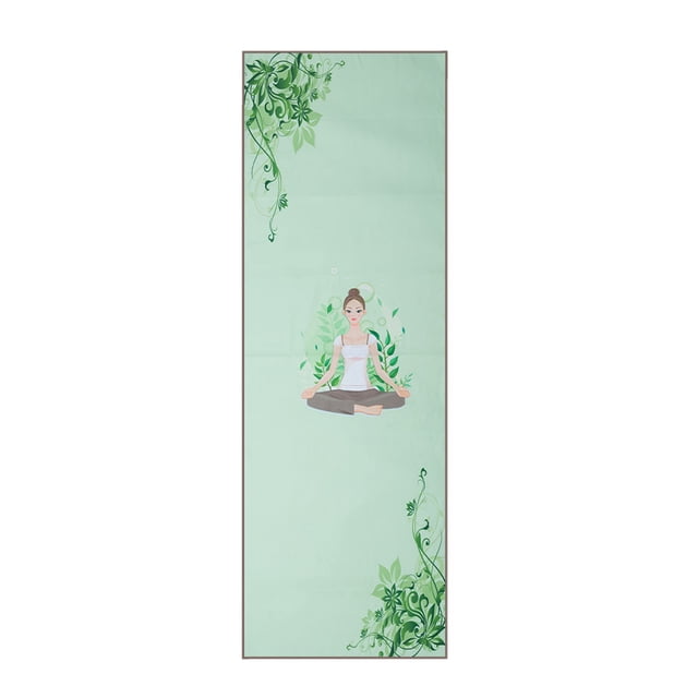 Manta de fitness Irfora Yoga Mat Print Qucik Dry Toalla de yoga plegable antideslizante Manta de fitness Irfora Manta de fitness
