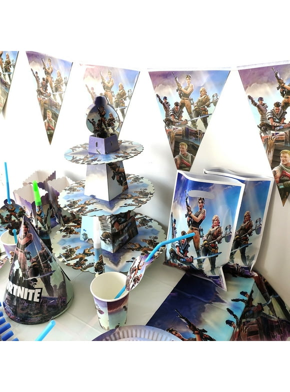Fortnite Party Tableware in Fortnite Party Supplies