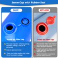 thumbnail image 4 of Bolsas de agua para cubrir piscinas Fologtoo, 3 capas, 0,7 mm, 3 m, 5 unidades, 4 of 6