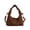 Brown, variant on Deago Small Tote Bag for Women PU Leather Crossbody Shoulder Bag Fashion Satchel Purse Top Handle Hobo Bags Handbags with Adjustable Strap (Brown)