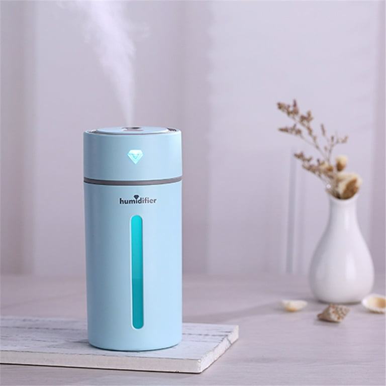 2023 Summer Home and Kitchen Gadgets Savings Clearance! WJSXC Portable Desk  Humidifier, Cool Mist Humidifier, Small Humidifier for Home Bedroom office,  Plants, Colorful Night Light Function Pink 