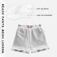 thumbnail image 5 of Kids' Beach Pants Comfortable Swim Trunks Cute Mermaid Pattern Shorts for Pool Vacation and Lounge Wear Medium, 5 of 8