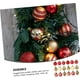thumbnail image 2 of 50 bolas chapadas en Navidad, adornos dorados para árbol de Navidad, bolas colgantes para árbol de Navidad, adornos colgantes de Navidad, bolas decorativas de corazón de estrella D, 2 of 5