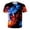 a-239Blue56, variant on Mens Crew Neck Short Sleeve Colorful Paint Splatter Print TShirt For Streetwear Casual Outings Festivals Summer Parties Red M