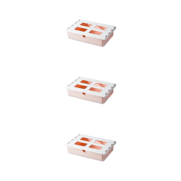 Caja organizadora de cajones Cateissary Rosa 33*23.5*8.5 cm