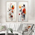 thumbnail image 1 of Designart "Suprématisme Coloré Pure composition II" Art Mural Abstrait Ensemble de 2 - Ensemble de Cadres Muraux Multicolores pour Décoration Intérieure, 1 of 6