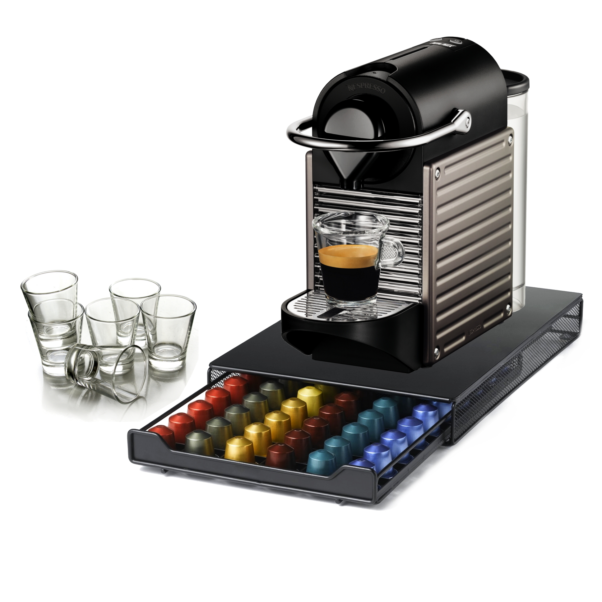 Nespresso Pixie Electric Titanium 
