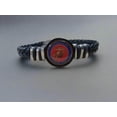 thumbnail image 5 of Marine Corps Black Braided Leather Bracelet, Eagle Globe Anchor (EGA) or Marine Seal Symbol, Officially Licensed, 5 of 7