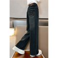 thumbnail image 3 of Baggy Jeans for Teen Girls Elastic Waist Wide Leg Jeans Kids Y2𝐊 Distressed Straight Leg 𝐁oyfriend Jeans Streetwear, 3 of 7