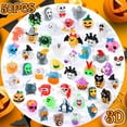 thumbnail image 6 of 50PCS 3D Light-Up Halloween Rings - Bulk LED Flashing Toys for Kids, Glow in The Dark Party Favors, Non-Candy Treats, Goodie Bag Fillers & Party Supplies Decorations, 6 of 7