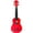 Red, variant on Flight TUC-35 Travel Concert Ukulele Light Blue