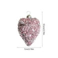 thumbnail image 3 of Elegant Glass Heart Box for Valentines Day Decoration, Storing Gifts and Ornaments, Romantic Home Accent (Pink), 3 of 6