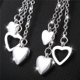thumbnail image 1 of Descuentos Especiales, Pendientes colgantes con borlas en forma de corazón, elegantes, con cadena larga, estilo lujoso y moderno para mujer Akmoler, 1 of 4