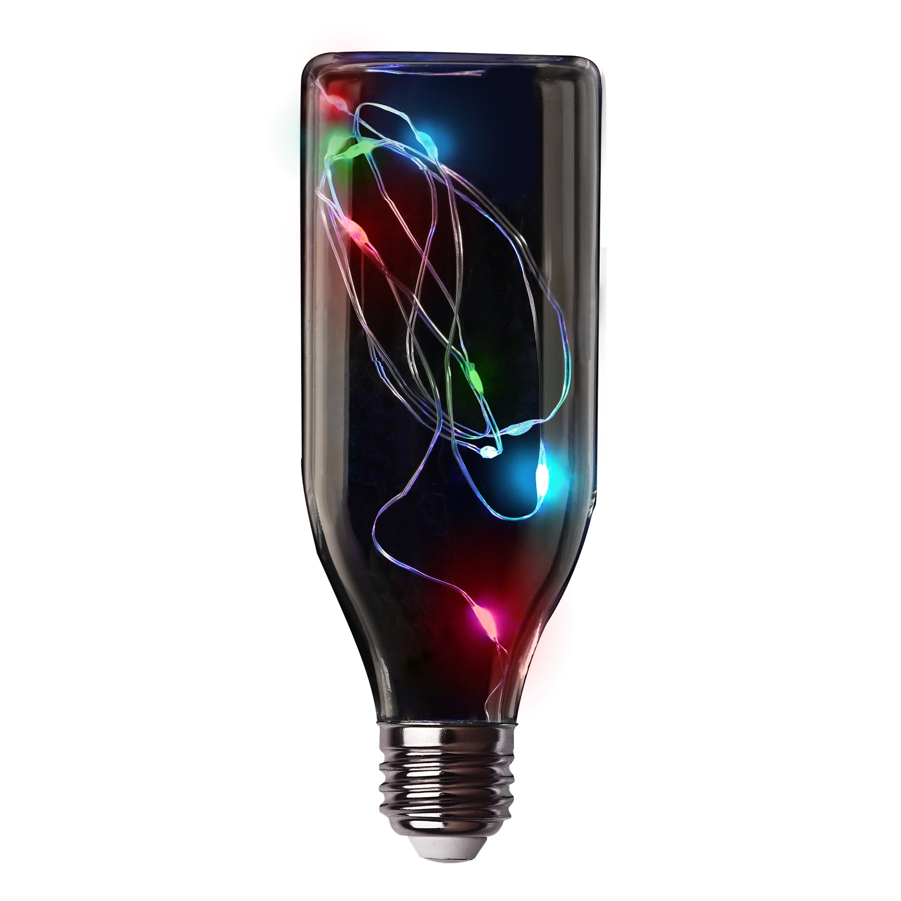 Ge Stained Glass Light Bulb Indoor 25 W A19 Med Base 4-1/4 In Multicolored Carded Ge Stained Glass Light Bulb Indoor 25 W A19 Med Base 4-1/4 In Multicolored Carded