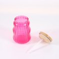thumbnail image 3 of 18 fl oz Mainstays Glass Ribbed Pink Sipper, 3 of 5