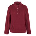 thumbnail image 4 of Vedolay Women's Fashion Hoodies Womens Casual Long Sleeve Sweatshirts Crew Neck Relaxed Fit Tops,Red XL, 4 of 5