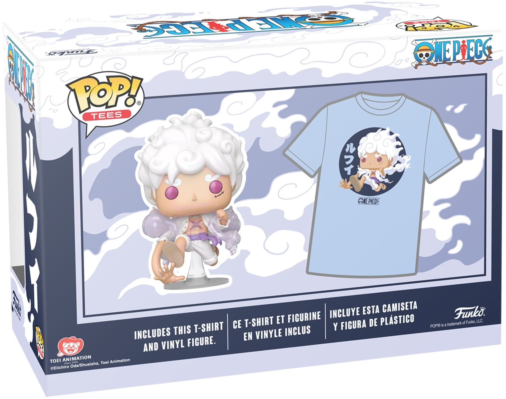 FUNKO POP & TEE: One Piece - Luffy Fifth Gear, S