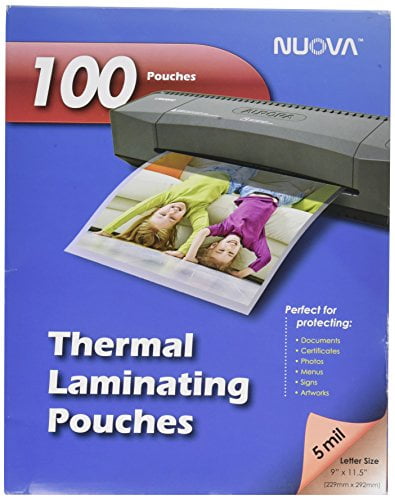 9 X 11.5-100 Pouches Best Laminating 7 Mil Clear Letter Size Thermal Laminating Pouches 